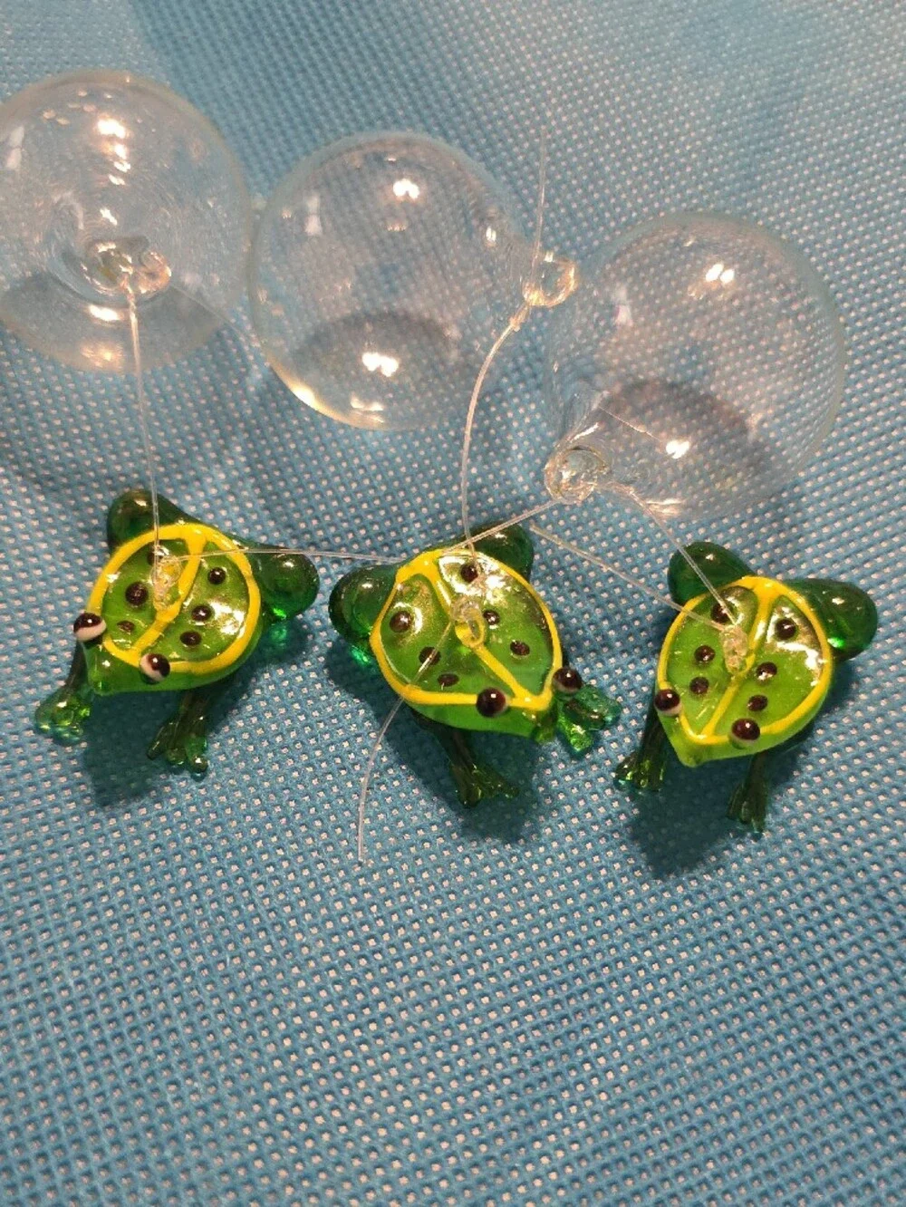 VTG Murano Style Hand Blown Glass Floating Aquarium Ornaments Lot of 17